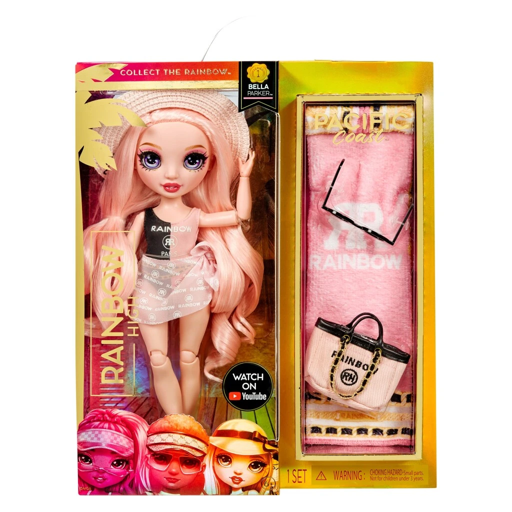 Rainbow High Pacific Coast Fashion Bella Parker 7 Rainbow High Pacific Coast Fashion Bella Parker - Afbeelding 5