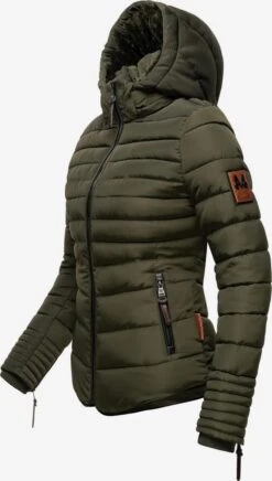 Marikoo Winterjassen Winterjas Amber Dames Olijfgroen -Serax Shop 087f34fff63e8bd87f19de56438abade
