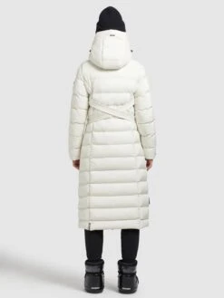 Khujo Wintermantels Wintermantel OLALLA MATT Dames Wolwit -Serax Shop 0a041f4f1a325de8fd094b2dbdc09124