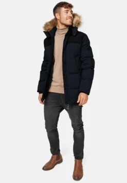 Indicode Jeans Parkas Winterparka Hexyl Heren Zwart -Serax Shop 0ca0de2ed1f6c8fbf5a130a89da755e4