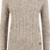 OXMO Fijngebreide Truien Trui Phia Dames Beige