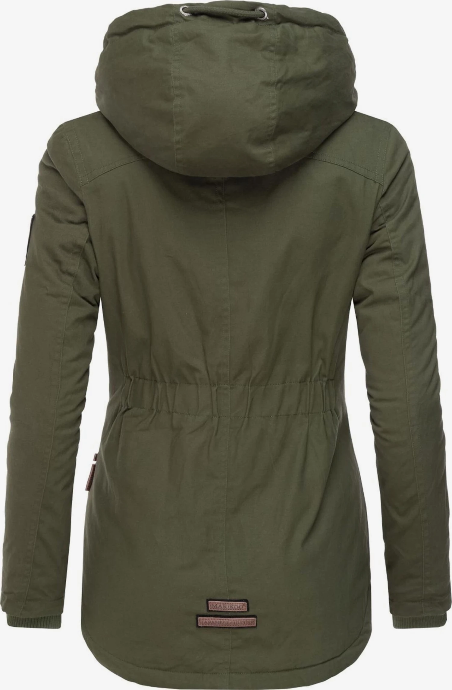 Marikoo Winterjassen Winterjas Bikoo Dames Kaki 6 Marikoo Winterjassen Winterjas Bikoo Dames Kaki - Afbeelding 4