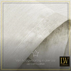 LW Collection Gordijnen Wit 270x290cm Chenille Kant En Klaar 1 Stuk -Serax Shop 1000061544 0103