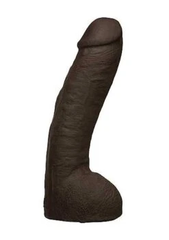 Realistic Hung – Realistische ULTRASKYN Dildo – 32 Cm – Black