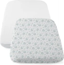 Chicco - Set Van 2 Hoeslakens Blauw Vossenpatroon - Voor Next2Me Wieg