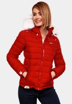 Marikoo Winterjassen Winterjas Nasriin Dames Rood -Serax Shop 11fc9857e61b4af99be84071a1485216