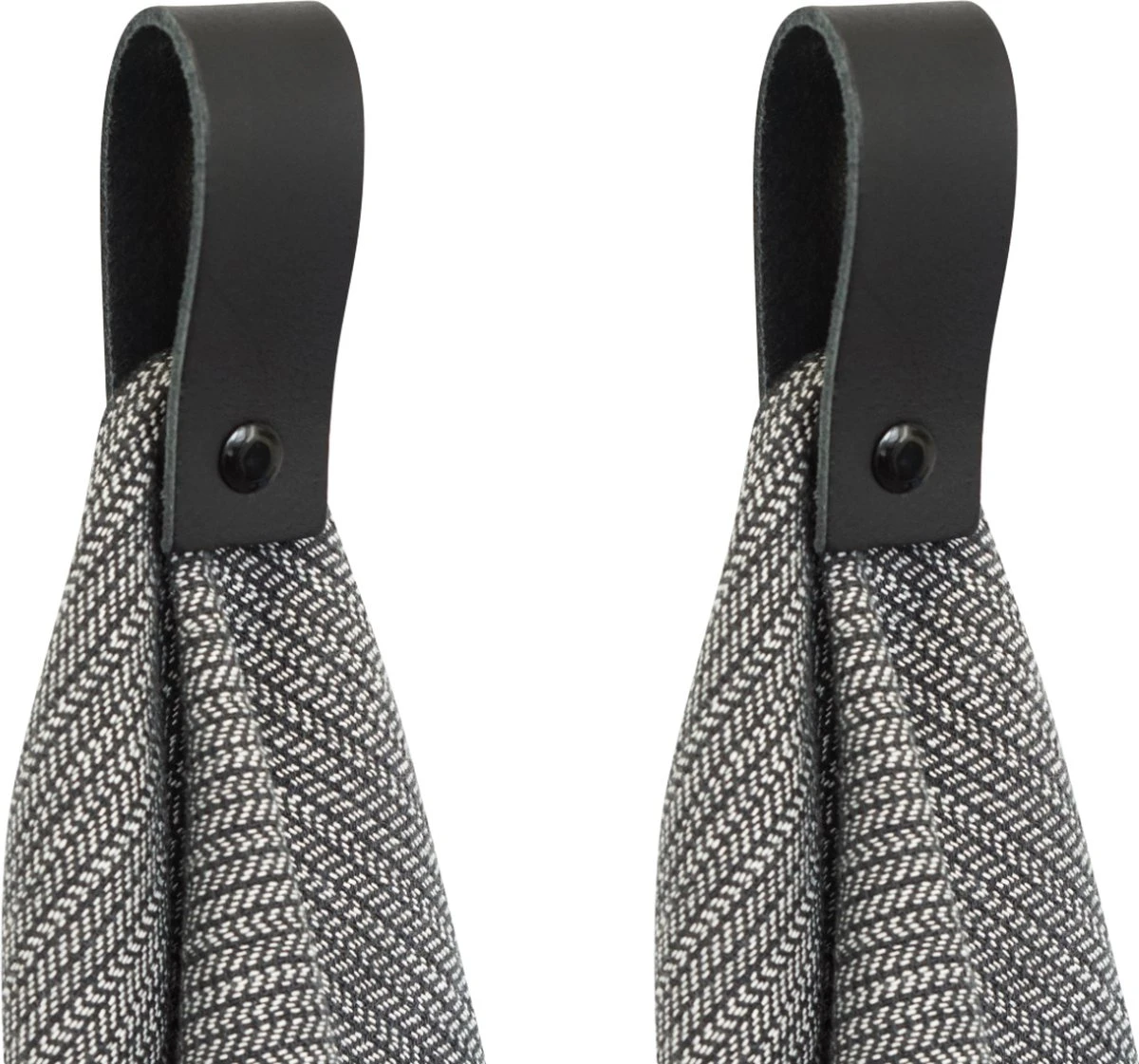 SETPRIJS - 2x Leren Magneet-lus - ZWART - Handles And More® (handdoekhaak - Handdoekhaakje - Handdoeklus - Handdoekhanger - Magnetische Handdoekhouder) 2 SETPRIJS - 2x Leren Magneet-lus - ZWART - Handles And More® (handdoekhaak - Handdoekhaakje - Handdoeklus - Handdoekhanger - Magnetische Handdoekhouder)