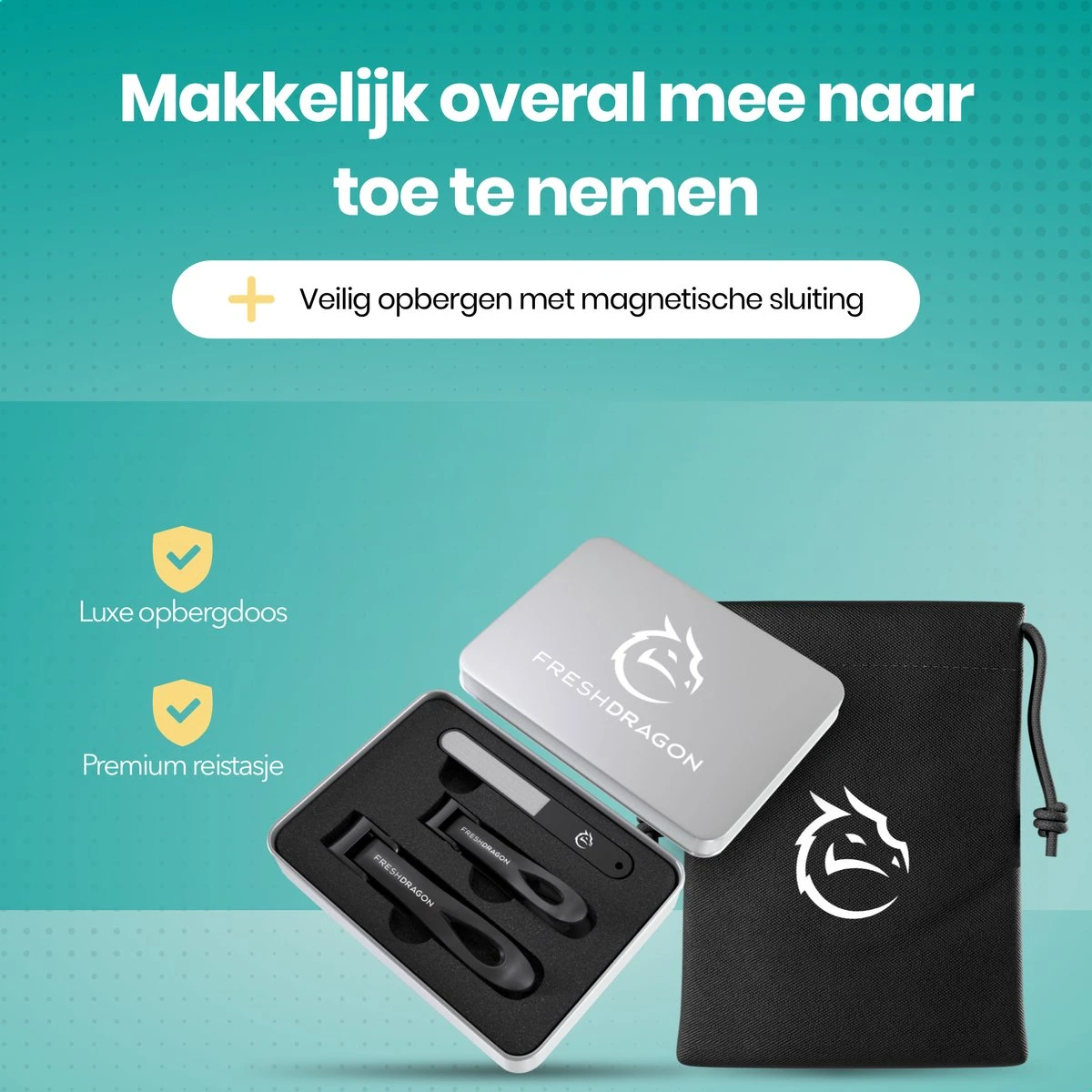 FreshDragon Nagelknipper Set Met Nagelvijl - Nagelset Tegen Kalknagels - Nageltang - Teennagelknipper 8 FreshDragon Nagelknipper Set Met Nagelvijl - Nagelset Tegen Kalknagels - Nageltang - Teennagelknipper - Afbeelding 8