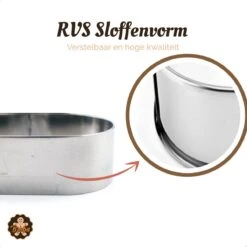 Sloffenring Taartvorm Set Met 8x Sloffenvorm Bakvorm En 1x Verstelbaar Bakframe – Slofvorm – Slofring – Slof Rond – Bakring Ovaal – Taartring – Kookring – Garneerring -Serax Shop 1200x1200 17