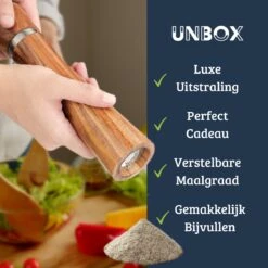 UNBOX Peper En Zoutmolen Set - Pepermolen - Zoutmolen - BBQ Accesoires - Acacia Hout - RVS 10 UNBOX Peper En Zoutmolen Set - Pepermolen - Zoutmolen - BBQ Accesoires - Acacia Hout - RVS -Serax Shop 1200x1200 41