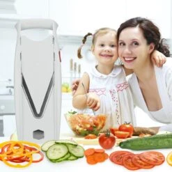 Börner Mandoline V5 PowerLine - Inclusief Opbergbox - Geleverd In Mooie Doos - 6-delige Set - 7 Snijdiktes - Geschikt Als Frietsnijder - BPA-vrij En Roestvrij - Grijs -Serax Shop 1200x1200 47