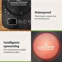 Shutterlight Verwarmde Onderzetter – Tot 85°C – 9 Standen – Timer – Warmhoudplaat Voor Mok Thee & Koffie – Mug Heating Plate – Cup Warmer -Serax Shop 1200x1200 54