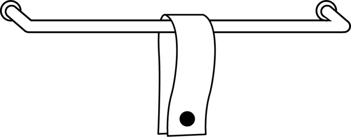 SETPRIJS - 2x Leren Magneet-lus - ZWART - Handles And More® (handdoekhaak - Handdoekhaakje - Handdoeklus - Handdoekhanger - Magnetische Handdoekhouder) 7 SETPRIJS - 2x Leren Magneet-lus - ZWART - Handles And More® (handdoekhaak - Handdoekhaakje - Handdoeklus - Handdoekhanger - Magnetische Handdoekhouder) - Afbeelding 6