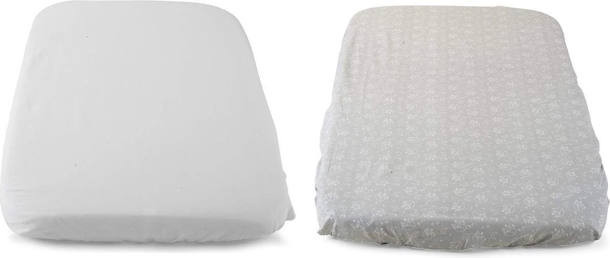 Chicco - Next2Me - Hoeslaken Voor Wieg - 2 Stuks - Grijs 6 Chicco - Next2Me - Hoeslaken Voor Wieg - 2 Stuks - Grijs - Afbeelding 4