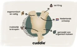 Cuddie Baby Draagdoek - Premium Organic Baby Draagdoek Gemaakt Van Bio Katoen - Newborns Tot 15 Kg - Baby Cadeau - Met Wenskaart - Sand -Serax Shop 1200x734