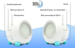 BabyZchoice® Slaaptrainer Voor Kinderen - Kinderwekker - Slaaptrainers - Nachtlampje - Blauw -Serax Shop 1200x779