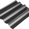 Feelino Stokbrood Bakvorm - Broodvorm - 4 Stokbroden - Stokbroodvorm - Geperforeerd - Baguettes - Baguetteplaat - Antiaanbaklaag -Serax Shop 1200x822