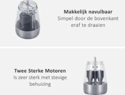 KROMS Peper En Zoutmolen Set - Peper En Zoutmolen Set Elektrisch -2 In 1 - Instelbare Maalgraad - Pepermolen - Zoutmolen - Peper En Zoutmolen Elektrisch -Serax Shop 1200x913 1