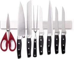 Merkloos Magnetische Messenhouder - Messenmagneet - Messenblok - Messenrek - Messenstrip - Zelfklevende Magneet Strip Voor Messen - 60 Cm -Serax Shop 1200x960