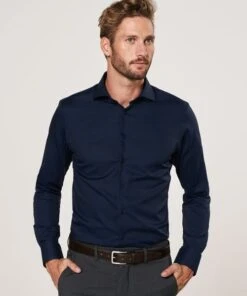 Profuomo Shirt Slim Fit Navy 12 Profuomo Shirt Slim Fit Navy -Serax Shop 12849 5