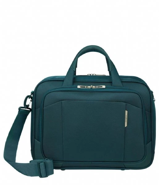 Samsonite Respark Laptop Shoulder Bag Petrol Blue 2 Samsonite Respark Laptop Shoulder Bag Petrol Blue