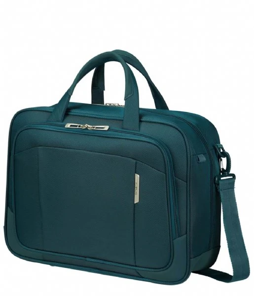 Samsonite Respark Laptop Shoulder Bag Petrol Blue 3 Samsonite Respark Laptop Shoulder Bag Petrol Blue - Afbeelding 2