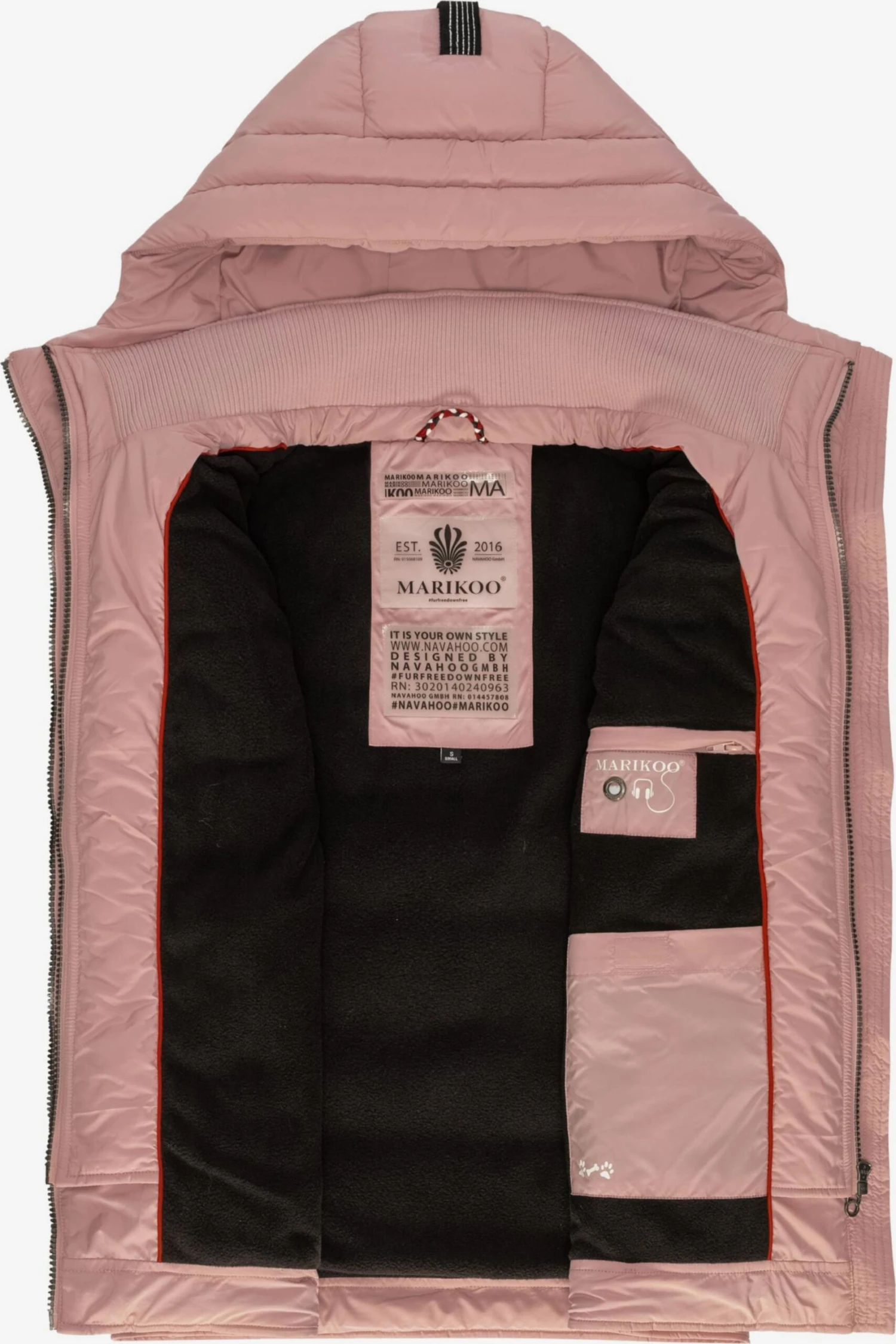 Marikoo Bodywarmers Bodywarmer Taisaa Dames Rosa 7 Marikoo Bodywarmers Bodywarmer Taisaa Dames Rosa - Afbeelding 5