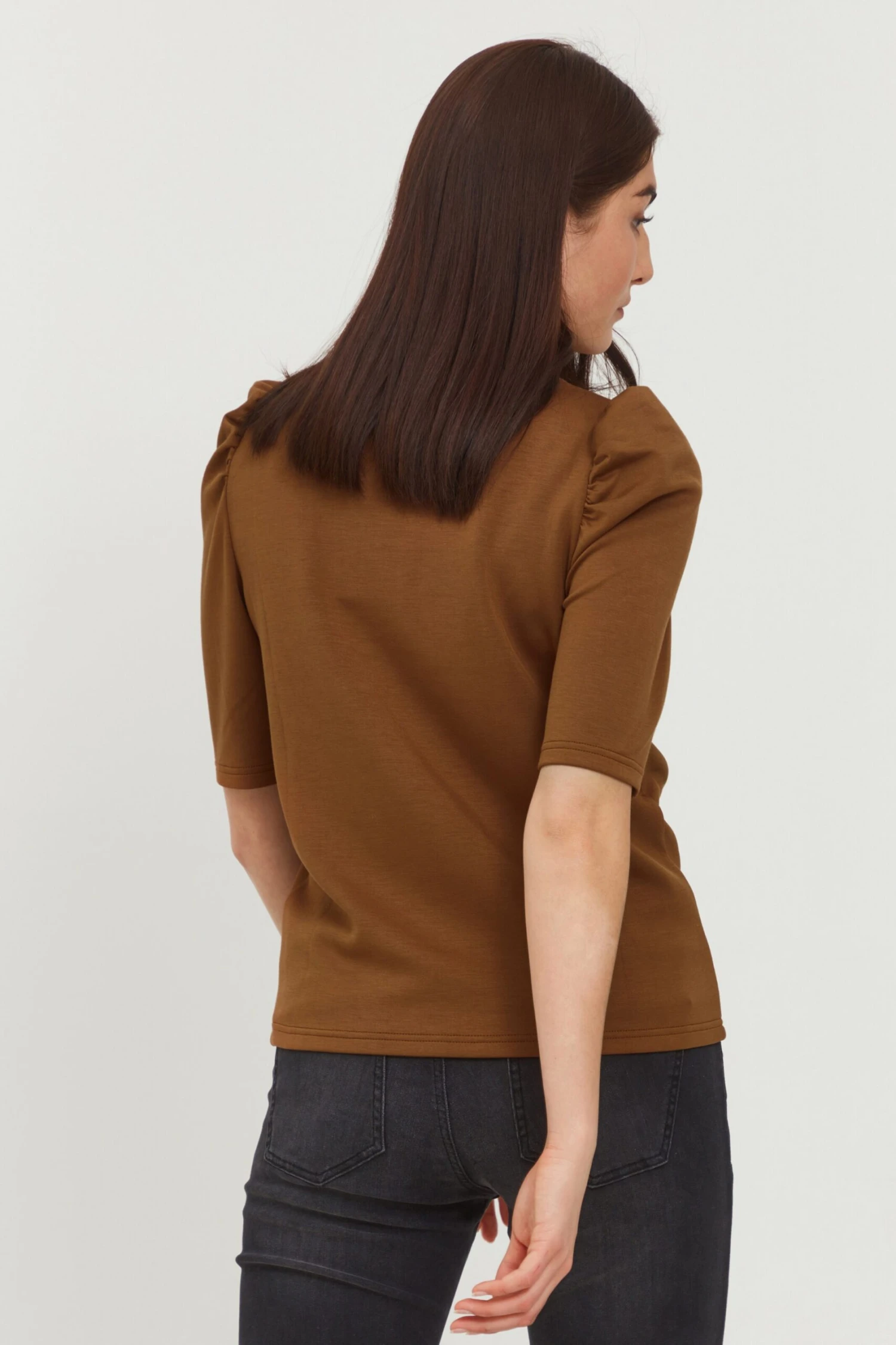 B.young T-shirts Shirt BYPUSTI Dames Bruin 6 B.young T-shirts Shirt BYPUSTI Dames Bruin - Afbeelding 4