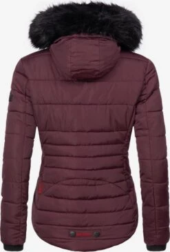 Marikoo Winterjassen Winterjas Lotusblüte Dames Bourgogne -Serax Shop 172240e0f0968f736fd441da14352275