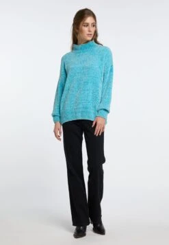 IZIA Fijngebreide Truien Trui Gaya Dames Blauw -Serax Shop 19cd5b8b565c94b8ea3796cabda45695