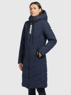 Khujo Winterjassen Winterjas Aribay Dames Navy -Serax Shop 1ad6645f94271dec435b29ef4c51098f
