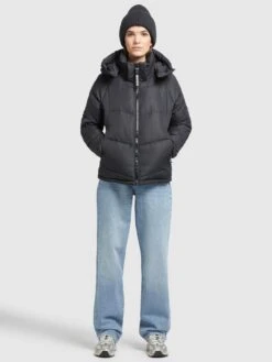 Khujo Winterjassen Winterjas Monty 2 Dames Nachtblauw -Serax Shop 1b0c9183e30c085560f69bac08851993