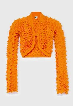 Spiky Cardigan - Vest - Orange -Serax Shop 221155d3f7de4ba5a317831ed9235ed4
