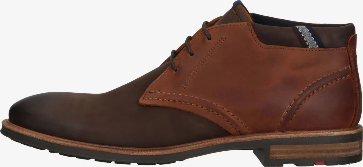 Lloyd Nette Schoenen Veterschoen Melvin Heren Bruin / Cognac 4 Lloyd Nette Schoenen Veterschoen Melvin Heren Bruin / Cognac - Afbeelding 2