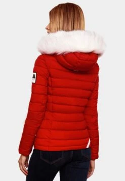 Marikoo Winterjassen Winterjas Nasriin Dames Rood -Serax Shop 281e2f230eb03d3e9e439329cda9ab35
