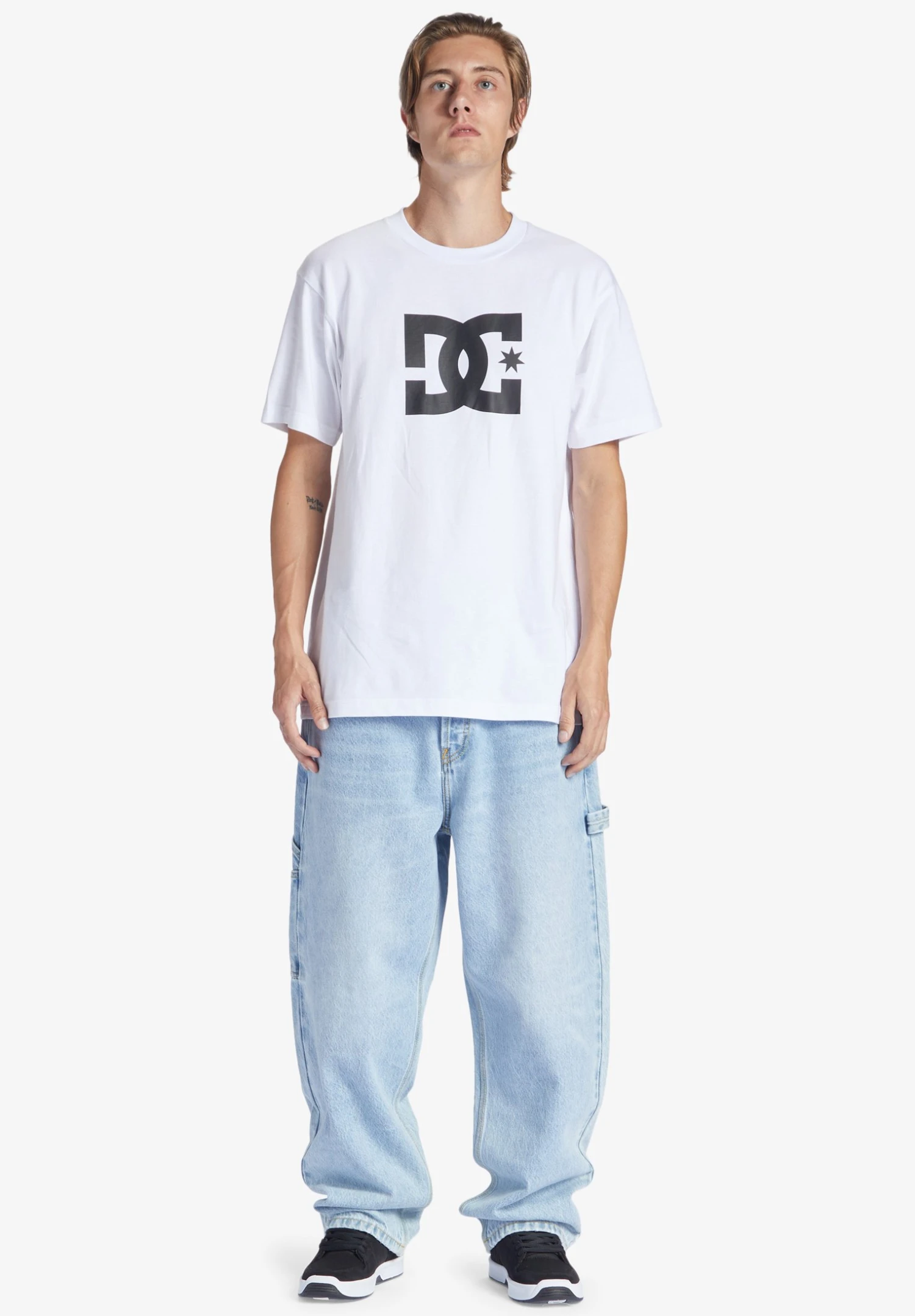 DC SHOES Worker Baggy Kvaw - Relaxed Fit Jeans - Indigo Light 3 DC SHOES Worker Baggy Kvaw - Relaxed Fit Jeans - Indigo Light