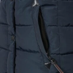 Marikoo Winterjassen Winterjas Lotusblüte Dames Donkerblauw -Serax Shop 2ba47b89c41d5865e2b77af05c18f368