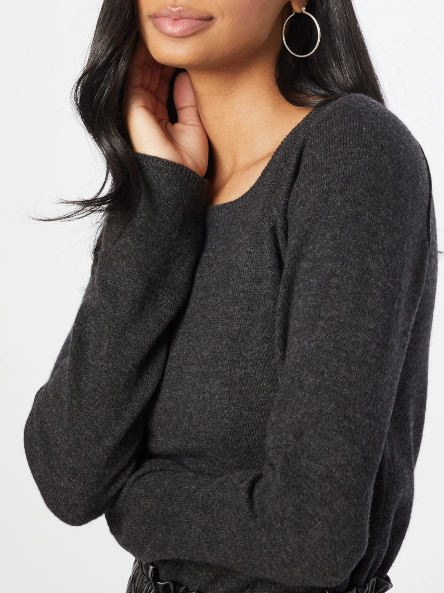 Rosemunde Basic Truien Trui Dames Donkergrijs 4 Rosemunde Basic Truien Trui Dames Donkergrijs - Afbeelding 2