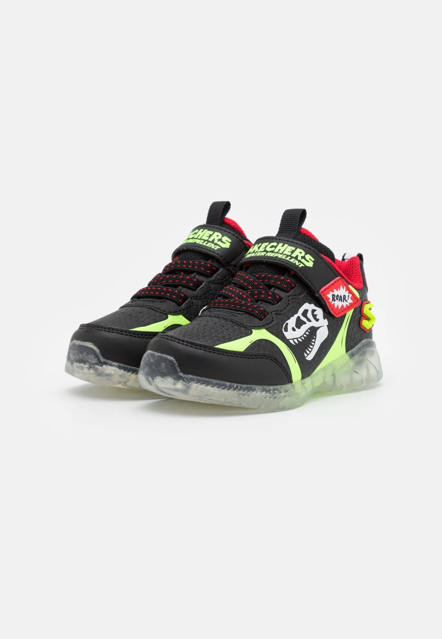Skechers Illumi-Brights - Sneakers Laag - Black/Lime//Red 4 Skechers Illumi-Brights - Sneakers Laag - Black/Lime//Red - Afbeelding 2