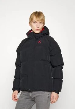 Jordan Puffer Jacket - Winterjas - Black/Fire Red -Serax Shop 32f075e862d649d5af0d9890c11d86d8
