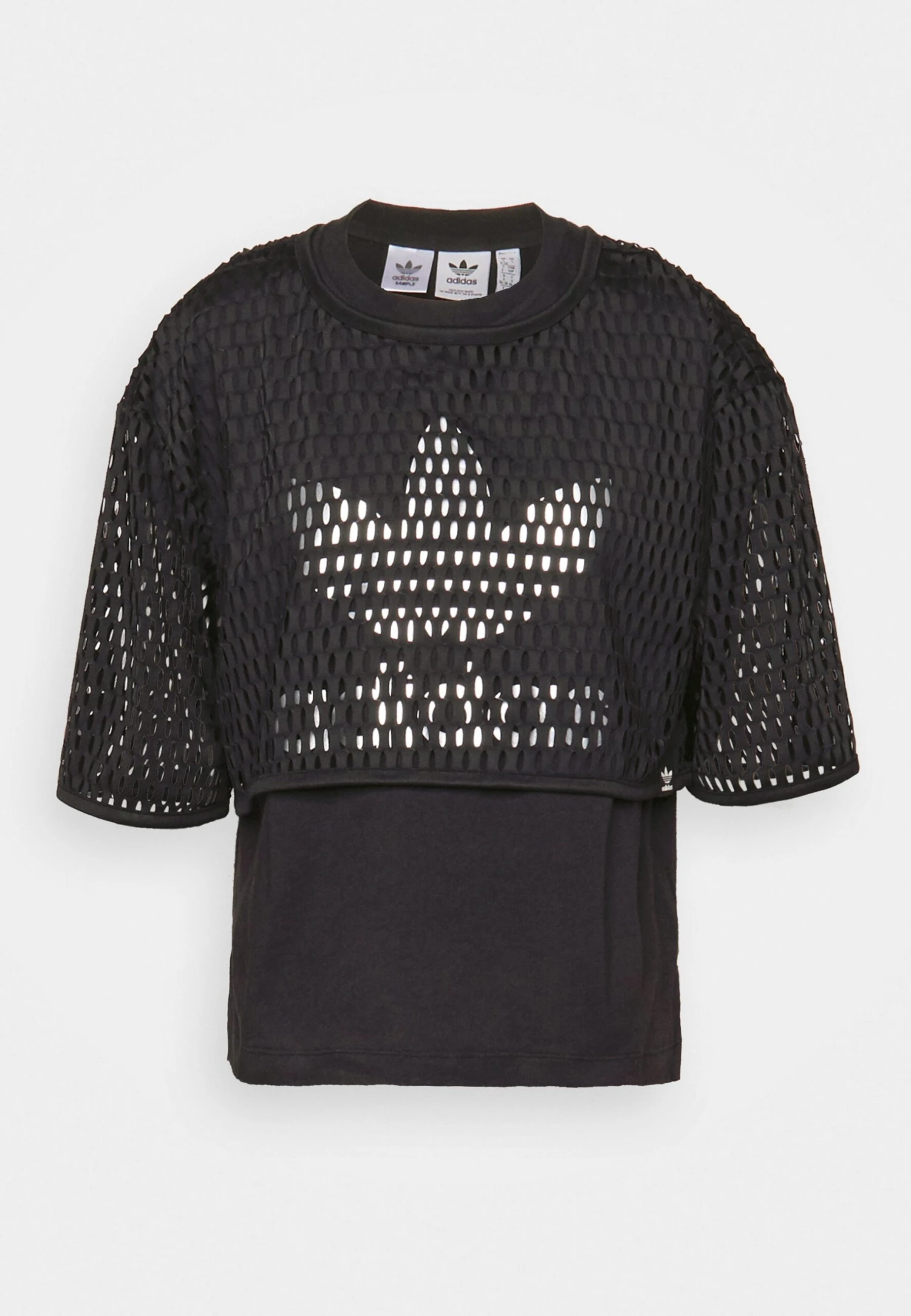 Adidas Originals Big Logo Tee 2 In 1 - T-Shirt Print - Black 10 Adidas Originals Big Logo Tee 2 In 1 - T-Shirt Print - Black - Afbeelding 8