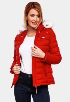 Marikoo Winterjassen Winterjas Nasriin Dames Rood -Serax Shop 3795a0155291bbdbadf48fd0325a7627