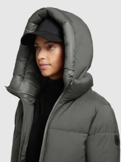 Khujo Wintermantels Wintermantel Aniva Dames Olijfgroen -Serax Shop 3b1b2b33959cb97cdb002e38ada2cafe