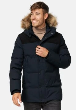 Indicode Jeans Parkas Winterparka Hexyl Heren Zwart -Serax Shop 3b1ce4ee50d6038d9c62db9f511fc24c