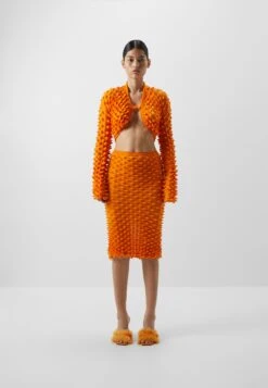 Spiky Cardigan - Vest - Orange
