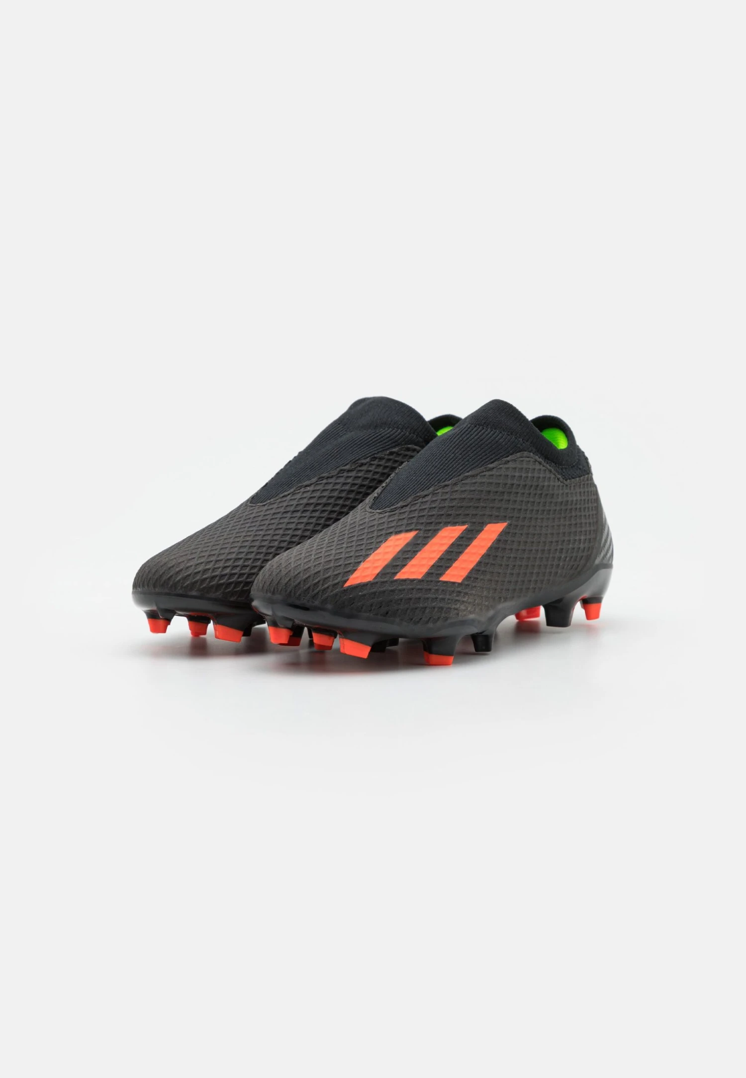 ADIDAS PERFORMANCE X Speedportal.3 Laceless Fg - Voetbalschoenen Met Kunststof Noppen - Core Black/Solar Red/Solar Green 4 ADIDAS PERFORMANCE X Speedportal.3 Laceless Fg - Voetbalschoenen Met Kunststof Noppen - Core Black/Solar Red/Solar Green - Afbeelding 2