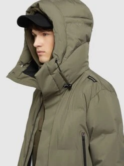 Khujo Wintermantels Winterjas Slow Heren Olijfgroen -Serax Shop 41667713b95acbdc6182d382899cc7d6