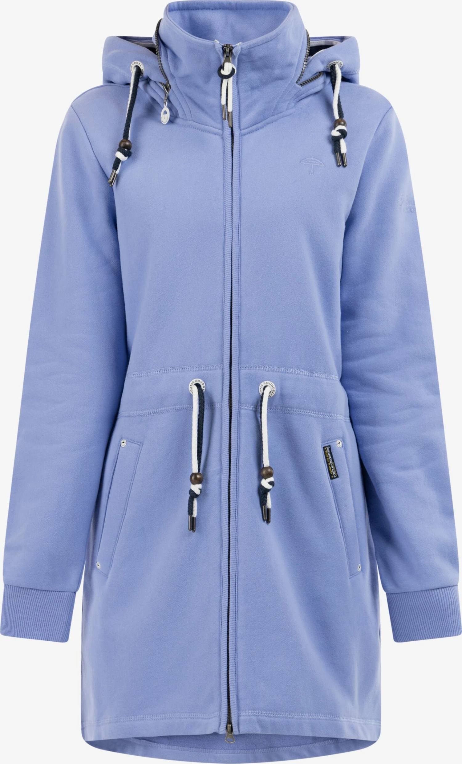 Schmuddelwedda Sweatvesten Sweatvest Yasanna Dames Violetblauw 3 Schmuddelwedda Sweatvesten Sweatvest Yasanna Dames Violetblauw