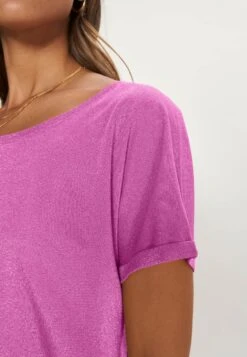 Mos Mosh Kay Tee - T-Shirt Basic - Vivid Viola -Serax Shop 4709a0627ab34dd095b85e7659f6456e