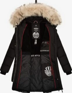 Marikoo Wintermantels Wintermantel Chaskaa Dames Zwart -Serax Shop 48268750ef82e3e885b2e2294e9d31c1